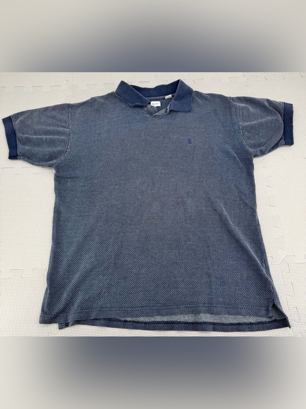 Vintage Yves Saint Laurent YSL Textured Polo Shirt – Size M